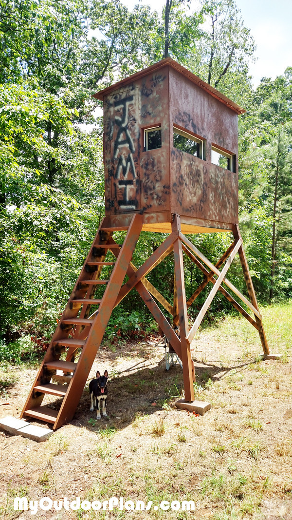 Best ideas about DIY Deer Blind Plans
. Save or Pin DIY Deer Shooting Blind MyOutdoorPlans Now.