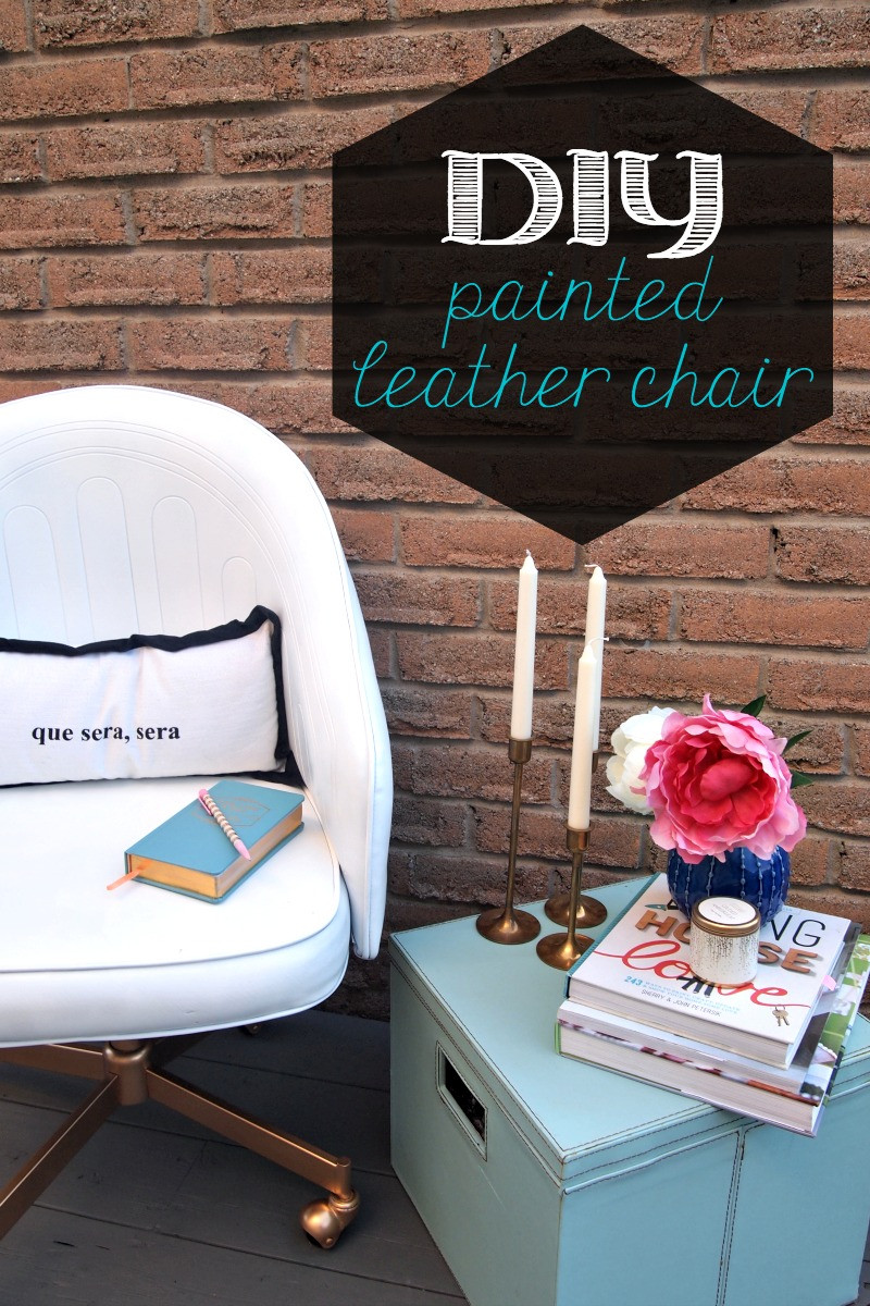 Best ideas about DIY Desk Chair
. Save or Pin Chic DIY Painted Leather fice Chair Now.