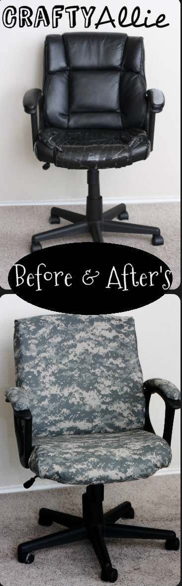 Best ideas about DIY Desk Chair
. Save or Pin DIY How to recover a rolling desk chair Now.