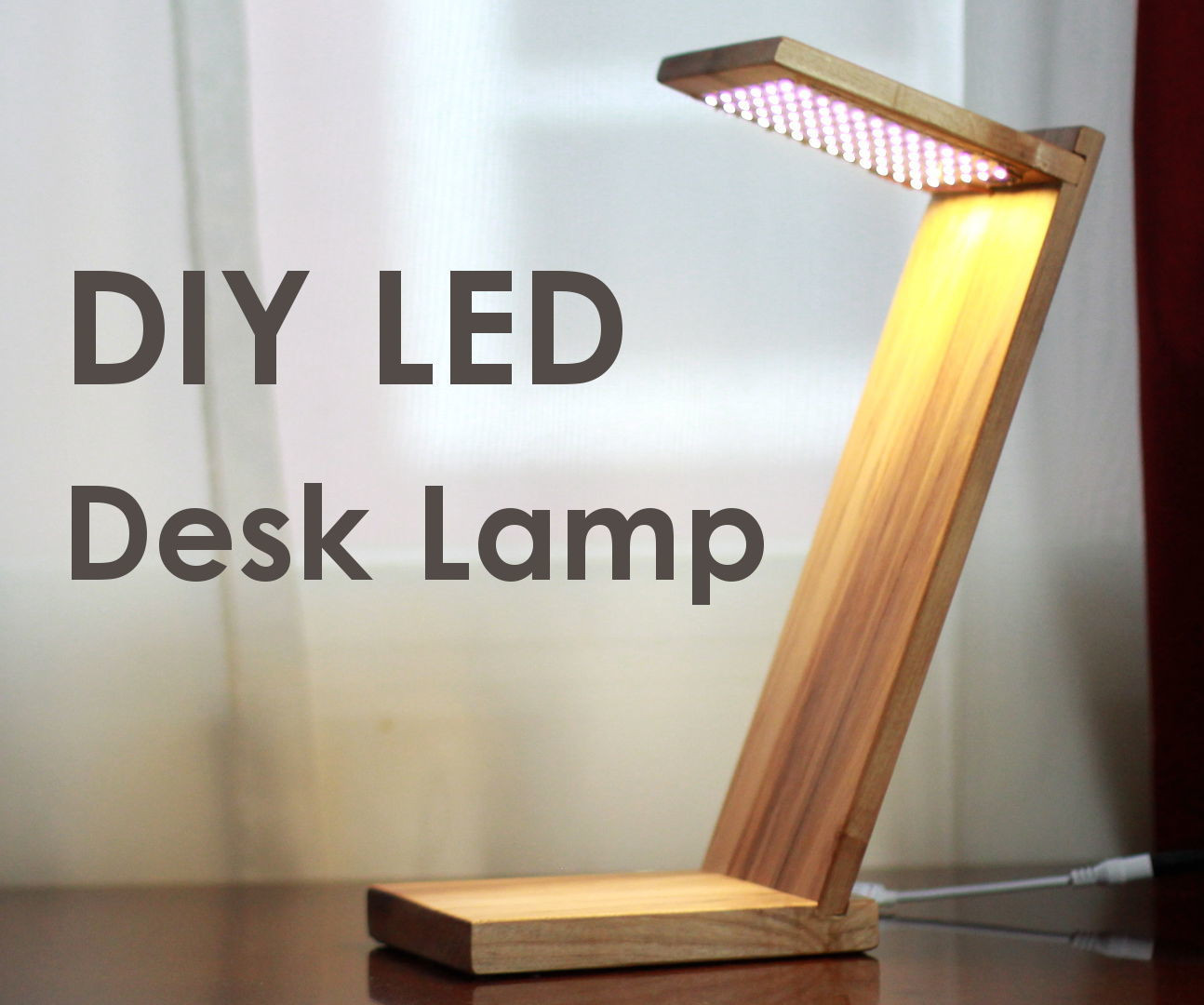 Best ideas about Diy Desk Lamp
. Save or Pin DIY LED Desk Lamp w Strip Lights All Now.