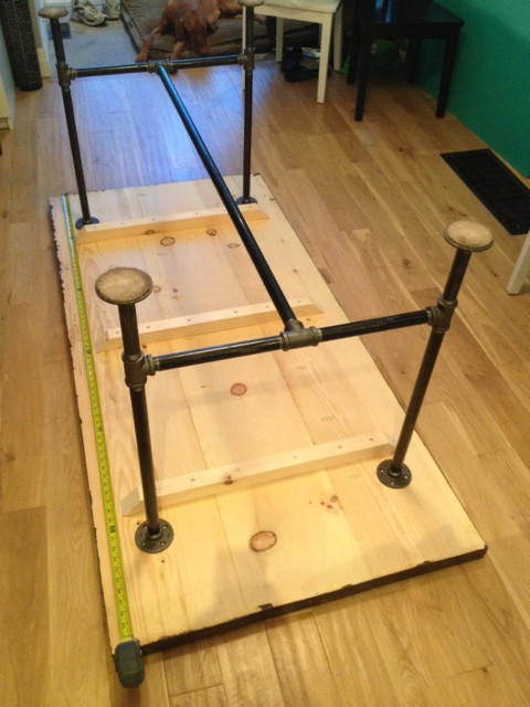 Best ideas about DIY Desk Legs
. Save or Pin Pipe & Wood Table V2 Storefront Life Now.