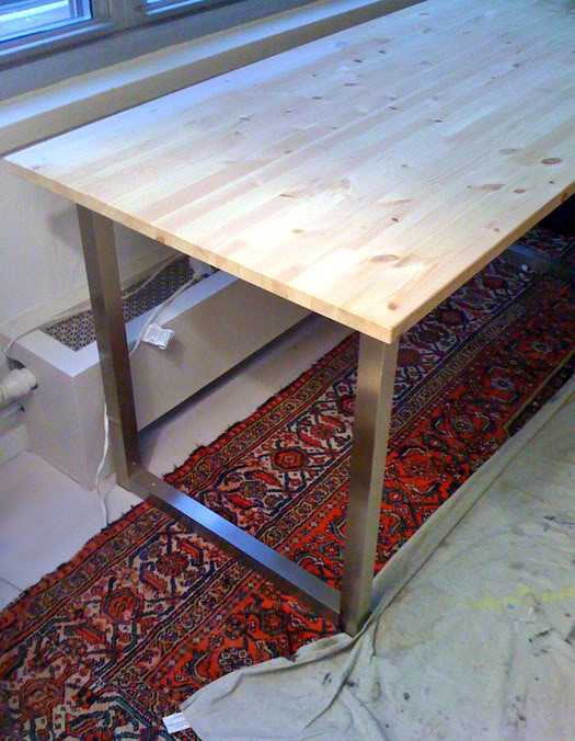 Best ideas about DIY Desk Legs
. Save or Pin Easy DIY Desk With Ikea Table Tops and Legs Now.