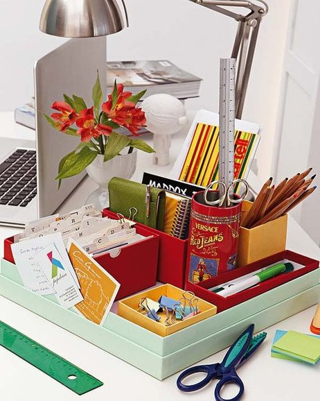 Best ideas about DIY Desk Organization Ideas
. Save or Pin 13 DIY home office organization ideas How to declutter Now.