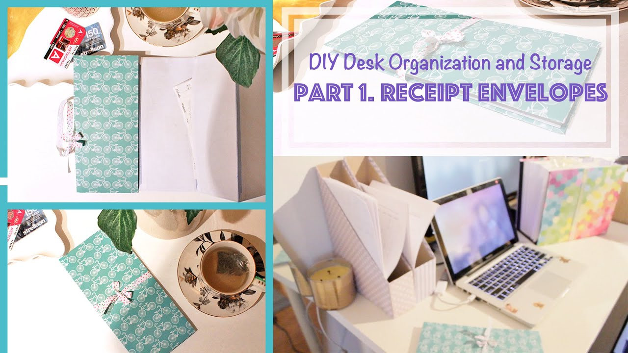 Best ideas about DIY Desk Organization Ideas
. Save or Pin DIY Accordion Book Receipt Envelopes Desk Organization Now.