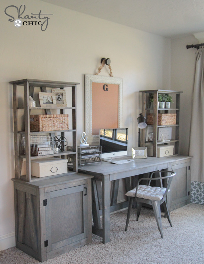 Best ideas about DIY Desk Plans
. Save or Pin DIY Bookcase Shanty 2 Chic Now.