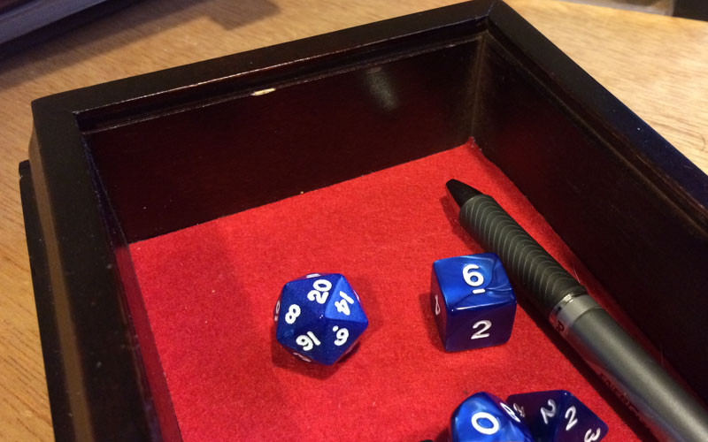 Best ideas about DIY Dice Box
. Save or Pin DIY D&D Dice Box Webb Pickersgill Now.