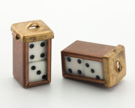 Best ideas about DIY Dice Box
. Save or Pin 2 Lucky Dice Charms DIY Brass Dice Box Pendant Earring Finding Now.