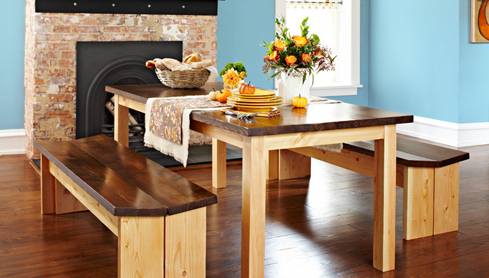 Best ideas about DIY Dining Bench
. Save or Pin DIY Dining Table Set Now.