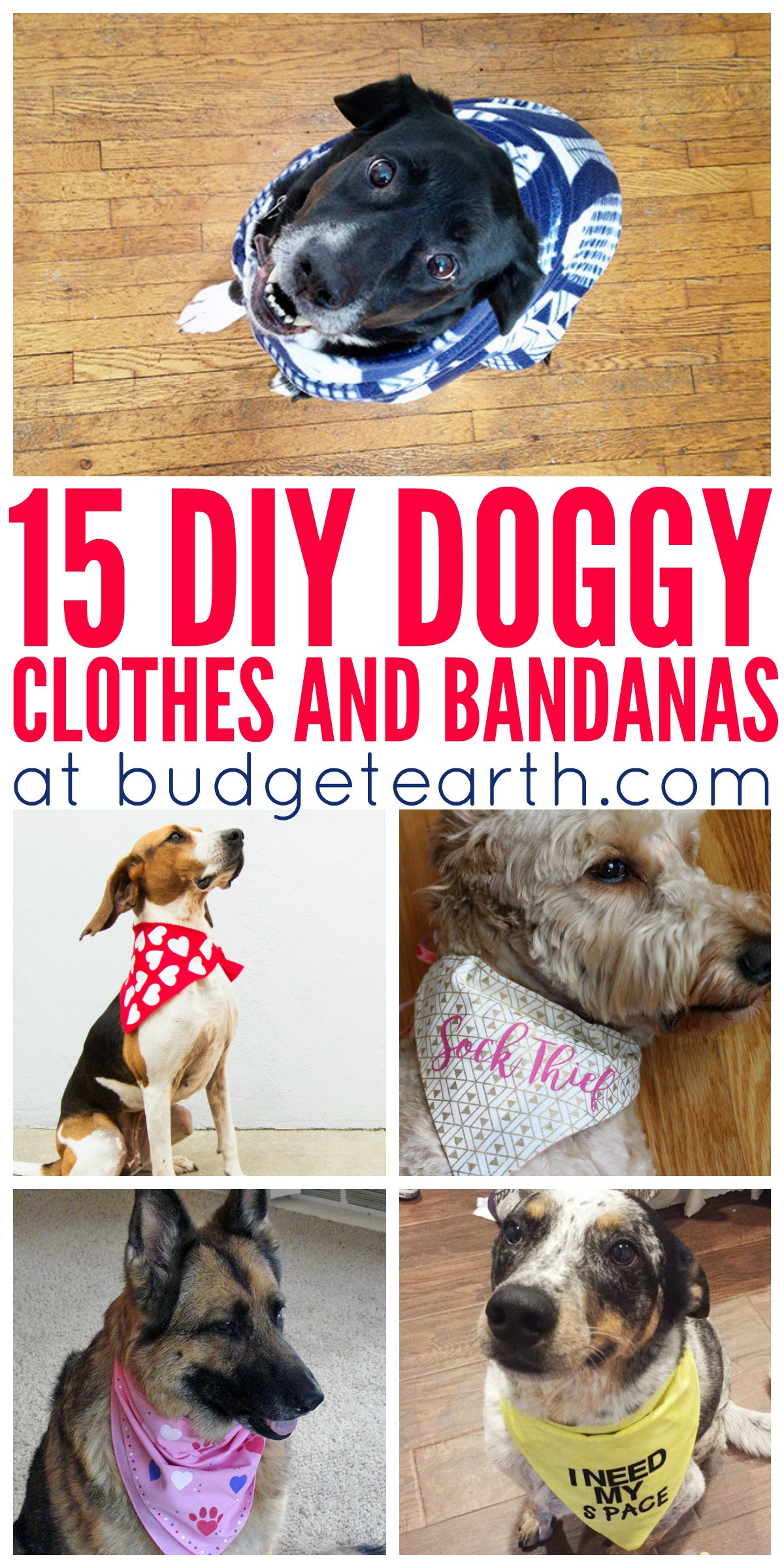 Best ideas about DIY Dog Accessories
. Save or Pin 15 DIY Doggy Clothes & Bandanas Now.