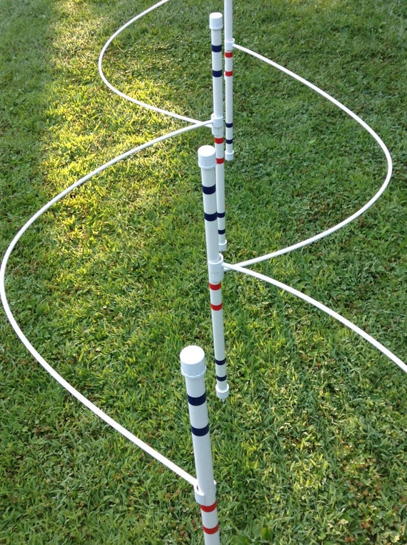 Best ideas about DIY Dog Agility Equipment
. Save or Pin Dog Agility Equipment Weave poles with guide wires and pole Now.