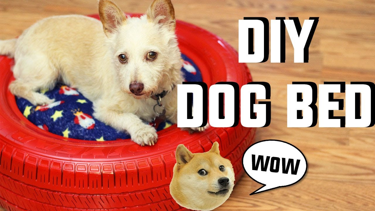 Best ideas about DIY Dog Bed No Sew
. Save or Pin Easy DIY Tire Dog Bed no sew Now.