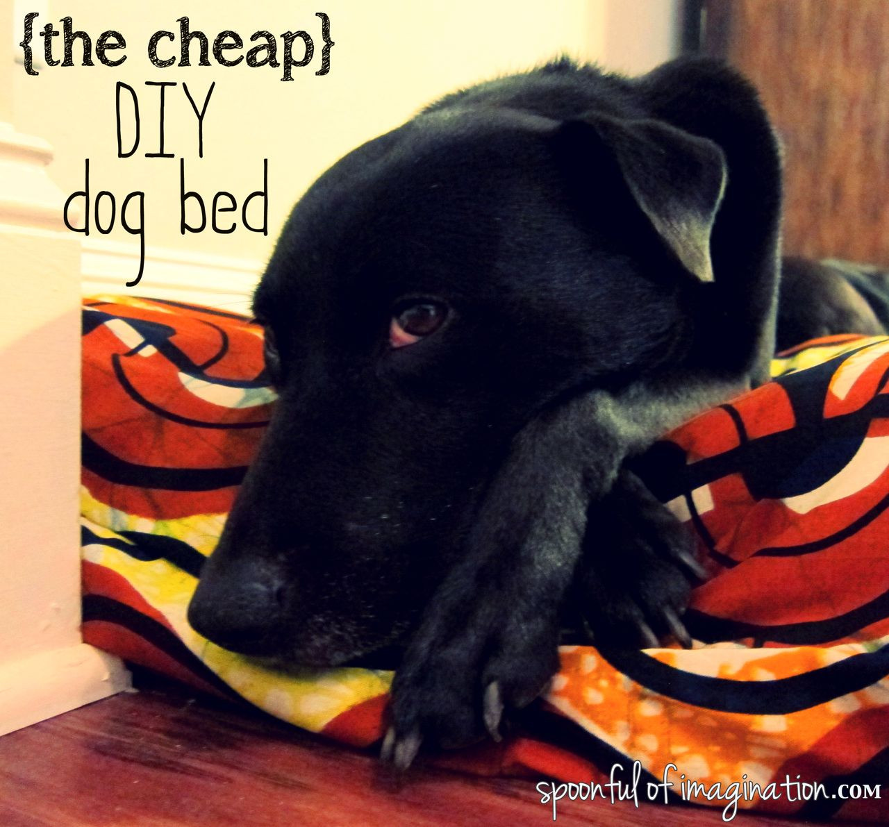 Best ideas about DIY Dog Beds For Large Dogs
. Save or Pin DIY Cheap Dog Bed Spoonful of Imagination Now.