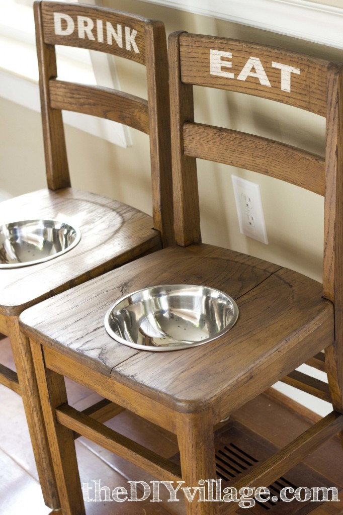 Best ideas about DIY Dog Bowls
. Save or Pin DIY Dog Bowl Chairs Elevated Feeding Station  the DIY Now.