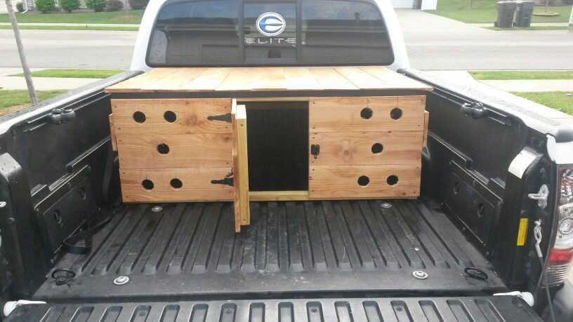 Best ideas about DIY Dog Box
. Save or Pin $75 dog box for small truck Made from cedar fence pickets Now.