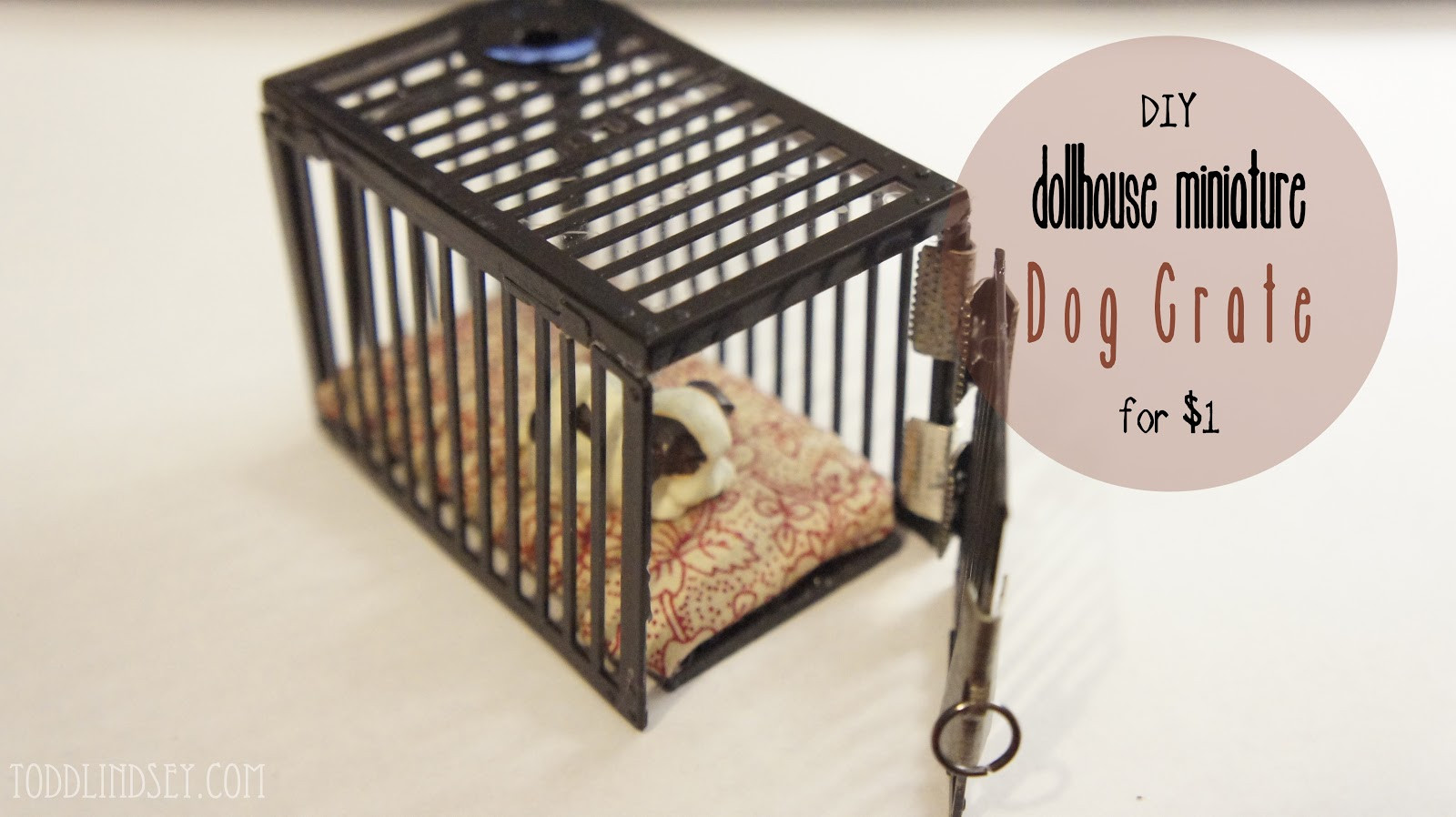 Best ideas about DIY Dog Cage
. Save or Pin Domer Home DIY Dollhouse Miniature Dog Crate for $1 Now.