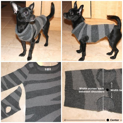 Best ideas about DIY Dog Clothes From Old Shirts
. Save or Pin Upcycled DIY Dog Sweater Now.