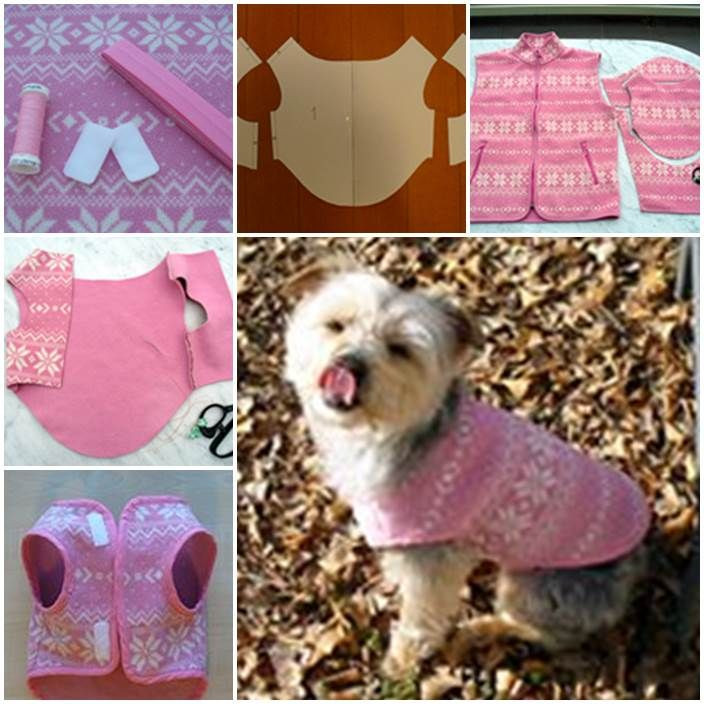 Best ideas about DIY Dog Clothes No Sew
. Save or Pin DIY Easy Dog Fleece Jacket PUPPY Wear Now.