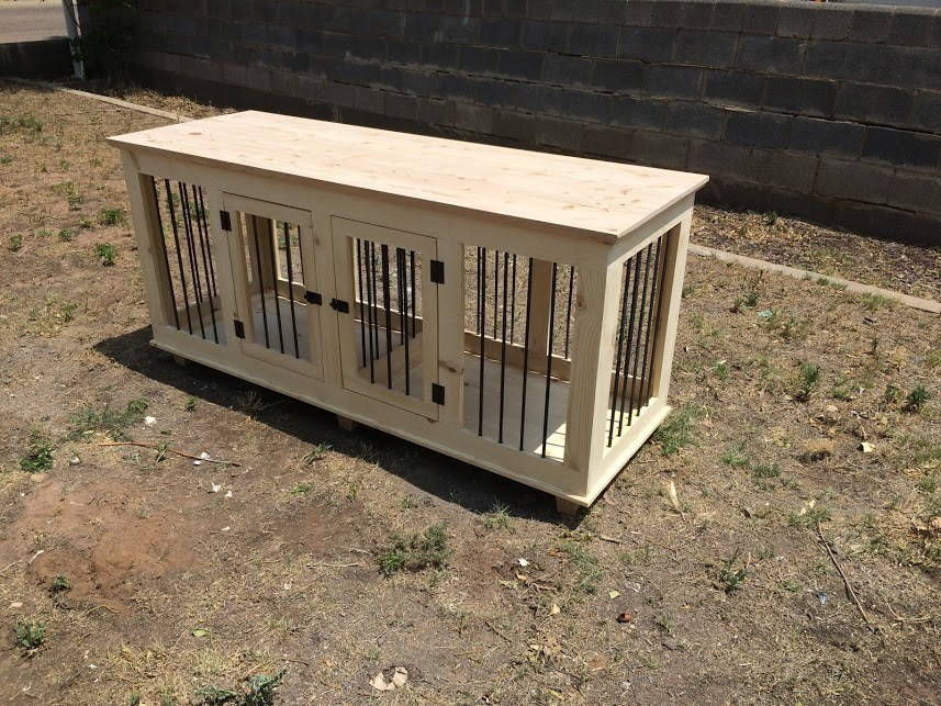 Best ideas about DIY Dog Crate Plans
. Save or Pin Custom Double Dog Kennel – Dailey Woodworks Now.
