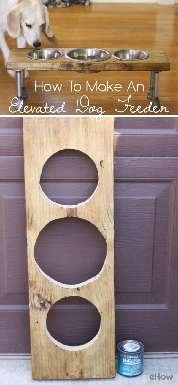 Best ideas about DIY Dog Feeder
. Save or Pin Now your dog doesn t need to eat off the floor This Now.