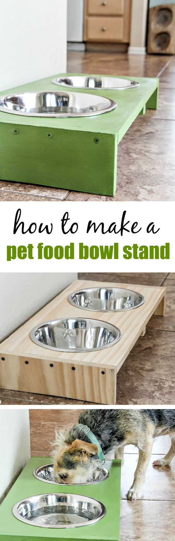Best ideas about DIY Dog Food Stand
. Save or Pin DIY 30 Minute Dog Food Bowl Stand Tonya Staab Now.