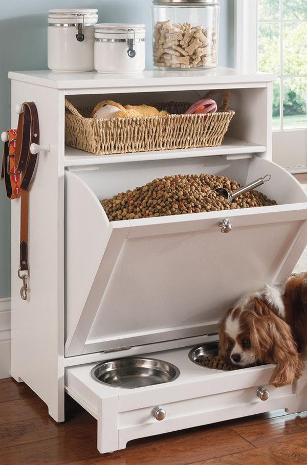 Best ideas about DIY Dog Food Storage
. Save or Pin 20 Gorgeous DIY Dog Feeding Station Projects Now.