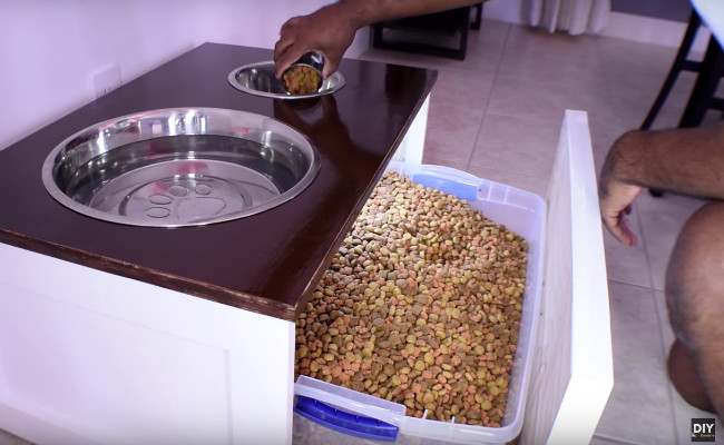 Best ideas about DIY Dog Food Storage
. Save or Pin DIY Dog Bowl Stand Genius Bob Vila Now.
