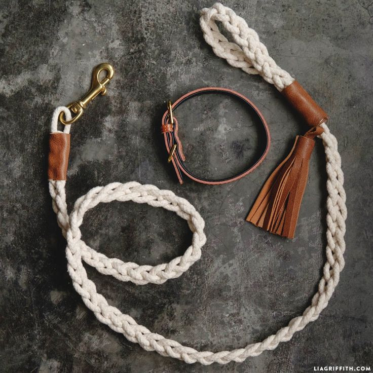Best ideas about DIY Dog Leashes
. Save or Pin DIY Dog Leash Tutorial with Braided Rope Now.