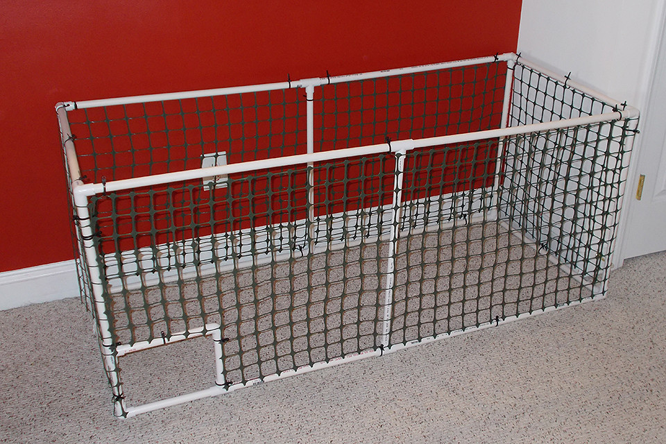 Best ideas about DIY Dog Playpen
. Save or Pin Making a Rabbit Fort Cage Playpen out of PVC Pipe Bunny Now.