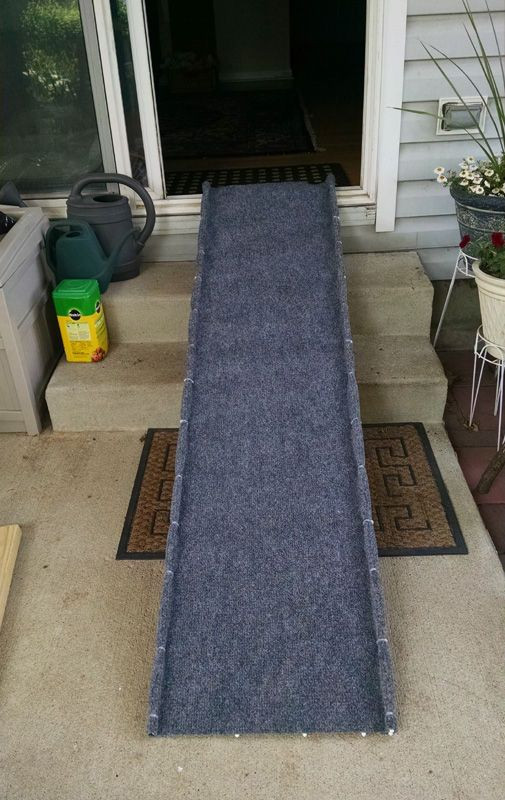 Best ideas about DIY Dog Ramp For Stairs
. Save or Pin Inexpensive Doggie Ramp Now.