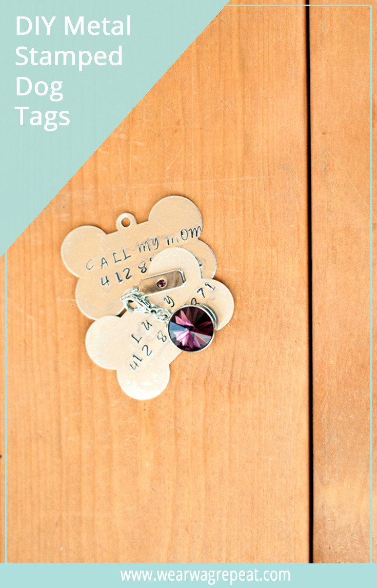 Best ideas about DIY Dog Tag
. Save or Pin Handmade Holiday Gift DIY Metal Stamped Dog Tag Now.