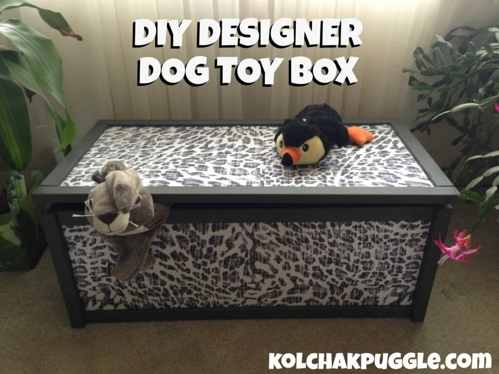 Best ideas about DIY Dog Toy Box
. Save or Pin DIY Designer Dog Toy Box Kol s Notes Now.