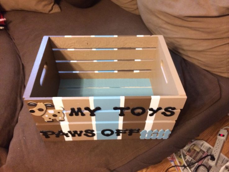 Best ideas about DIY Dog Toy Box
. Save or Pin Another dog toy box Diy Now.