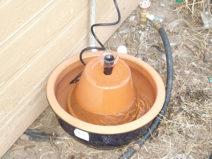 Best ideas about DIY Dog Water Fountain
. Save or Pin chicken dog water fountain made by my hubby Is going to Now.