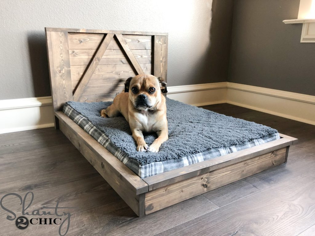Best ideas about DIY Doggie Bed
. Save or Pin DIY Farmhouse Dog Bed For Man s Best Friend Shanty 2 Chic Now.