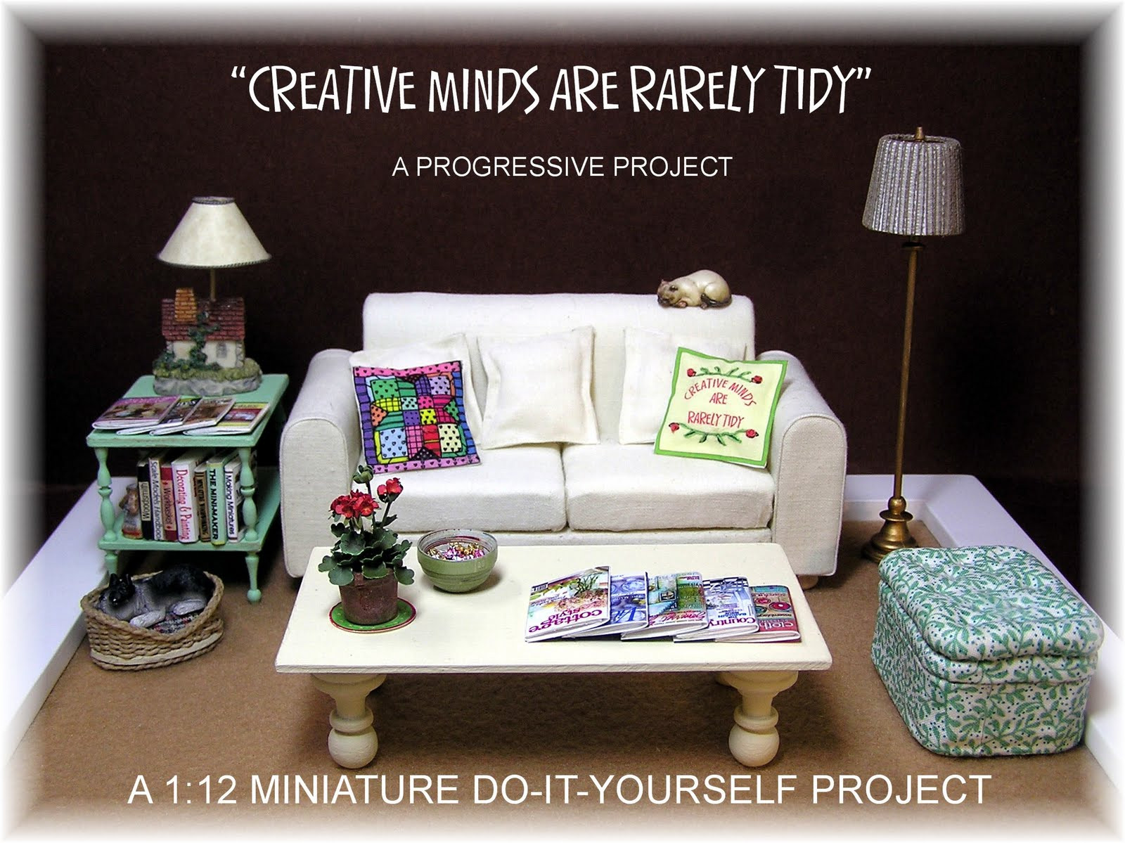Best ideas about DIY Doll Furniture
. Save or Pin DYI DOLLHOUSE MINIATURES “CREATIVE MINDS ARE RARELY TIDY” Now.