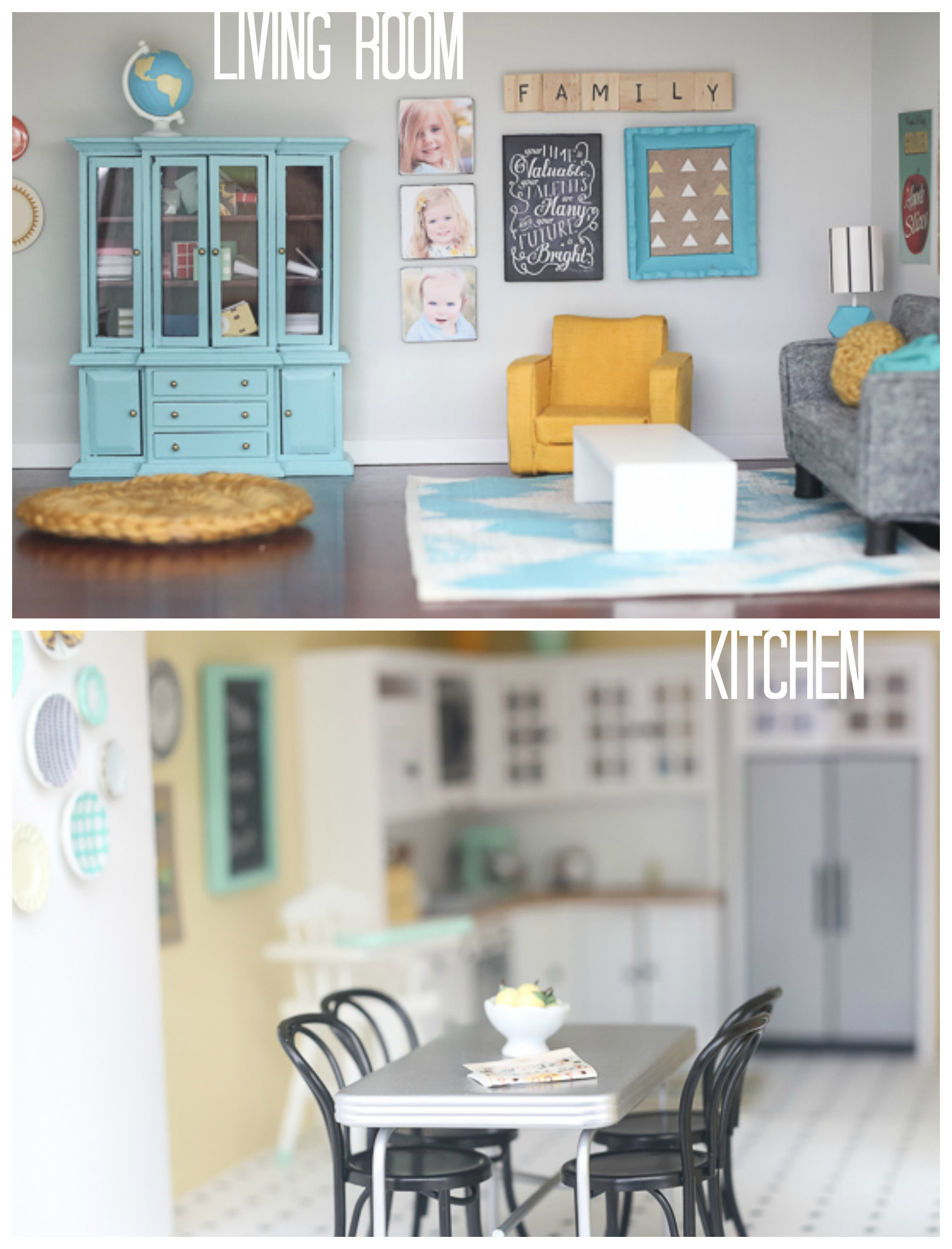 Best ideas about DIY Doll Furniture
. Save or Pin DIY dollhouse living room and kitchen Now.