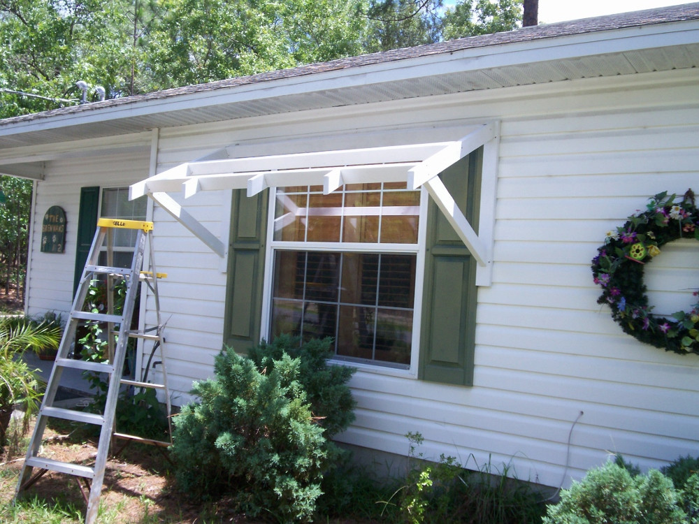 Best ideas about DIY Door Awning Plans
. Save or Pin Yawning over your Awning DIY Awnings on the Cheap Home Now.