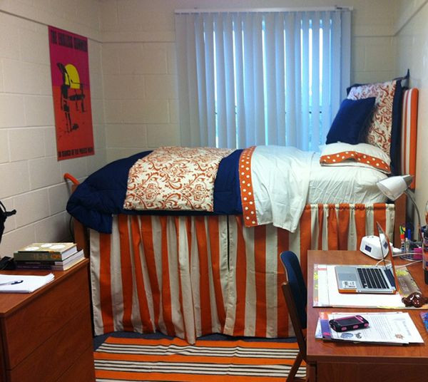 Best ideas about DIY Dorm Bed Skirt
. Save or Pin Southern Royalty Back to School Dorm Decor Now.