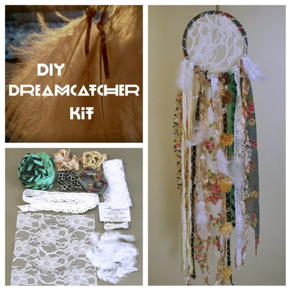 Best ideas about DIY Dreamcatcher Kit
. Save or Pin DIY Dreamcatcher Kit Make Your Own Ribbons and Lace Dream Now.