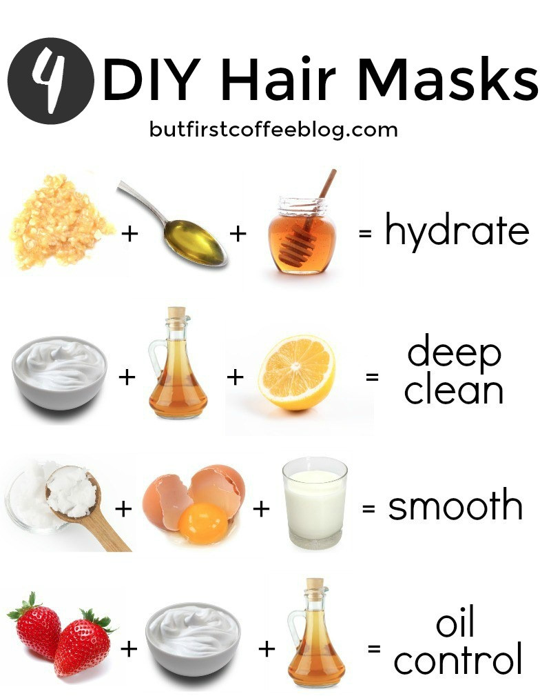 Best ideas about DIY Dry Hair Mask
. Save or Pin 4 DIY Hair Masks For EVERY Hair Type Now.