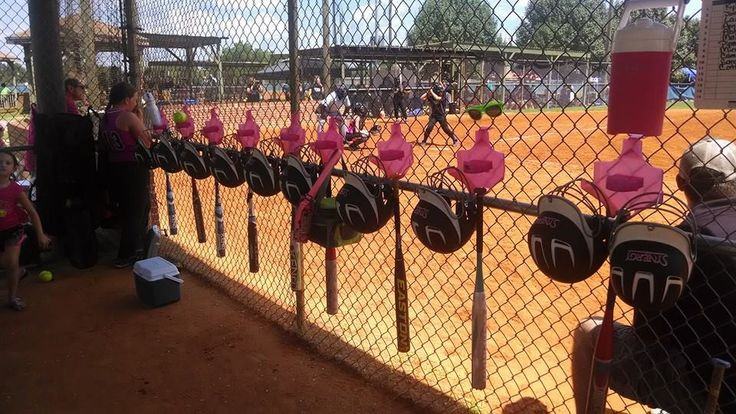 Best ideas about DIY Dugout Organizer
. Save or Pin Dugout Organizer hangs all the players equipment Now.