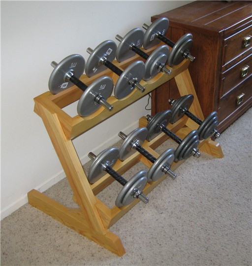 Best ideas about DIY Dumbbell Rack
. Save or Pin Homemade dumbbell rack Bodybuilding Forums Now.