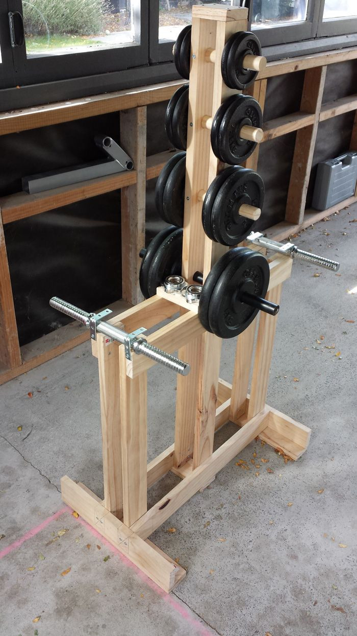 Best ideas about DIY Dumbbell Rack
. Save or Pin Wooden Dumbbell Rack Wood dumbbell tree stand Now.