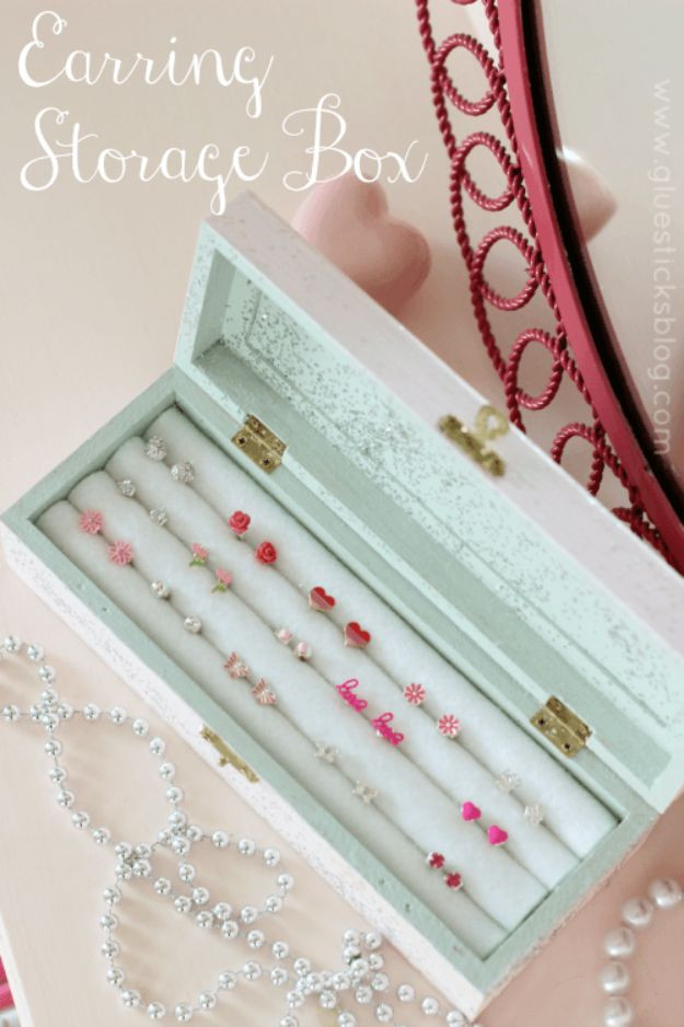 Best ideas about DIY Earring Storage
. Save or Pin 32 Creative DIY Jewelry Boxes and Storage Ideas Now.