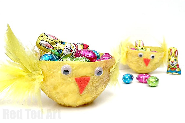 Best ideas about DIY Easter Basket For Toddler
. Save or Pin Chick Easter Basket Red Ted Art s Blog Now.