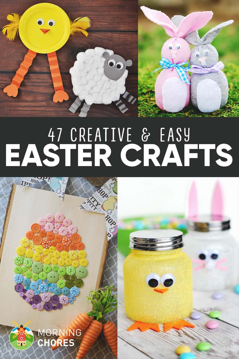 Best ideas about DIY Easter Crafts For Toddlers
. Save or Pin 47 Creative & Easy DIY Easter Crafts for Your Kids to Make Now.