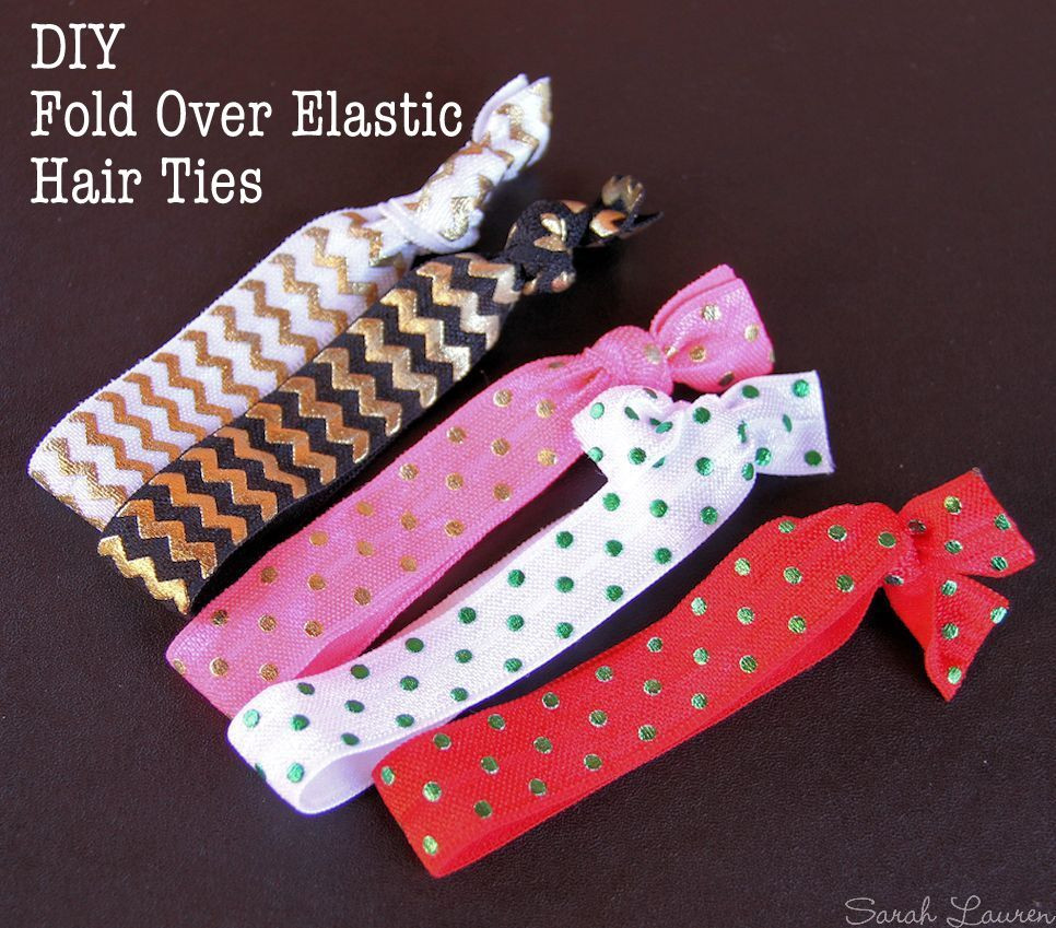 Best ideas about DIY Elastic Hair Tie
. Save or Pin DIY Fold Over Elastic Hair Ties & Headbands – Be A Fun Mum Now.