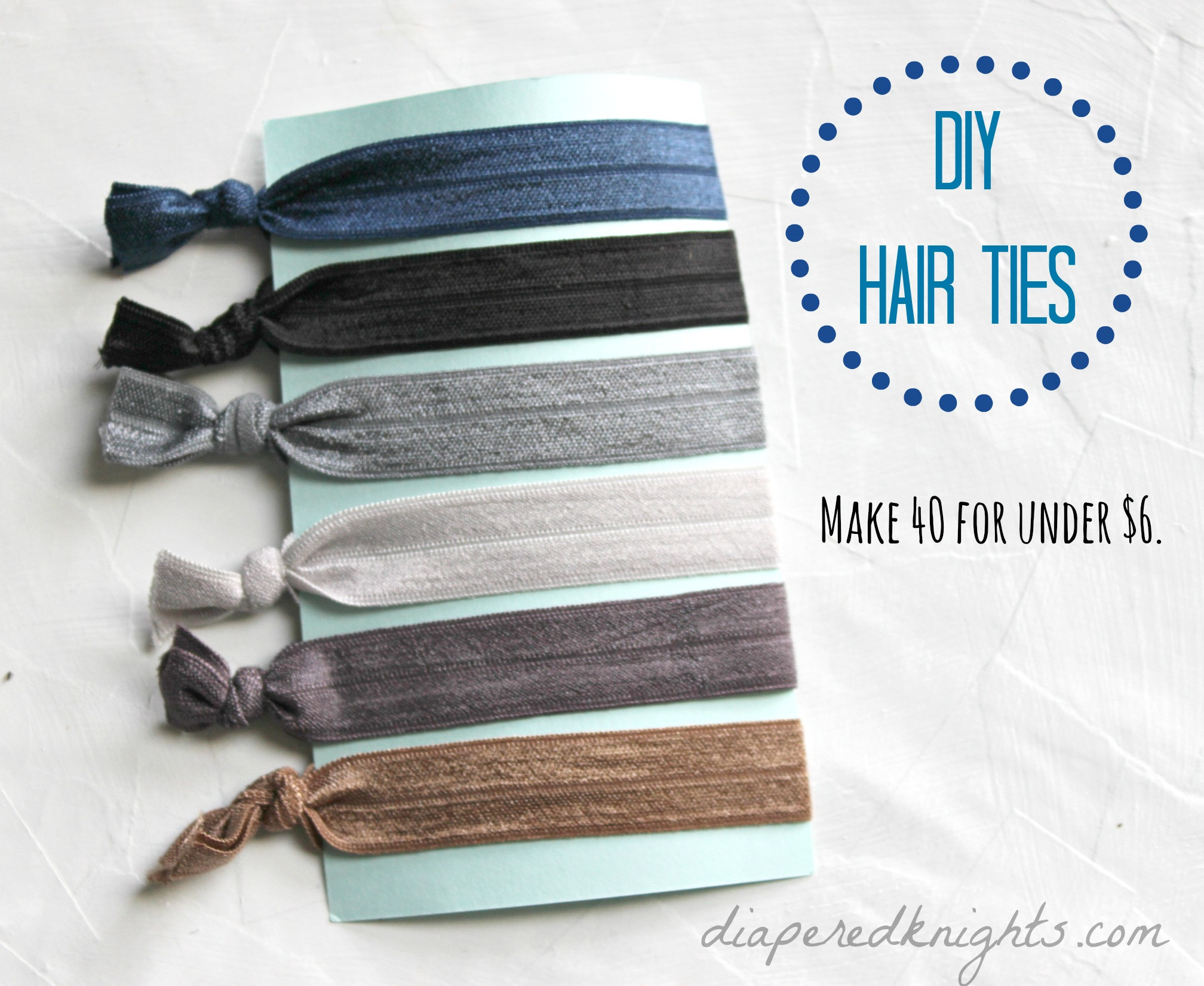 Best ideas about DIY Elastic Hair Tie
. Save or Pin DIY Elastic Hair Ties Now.