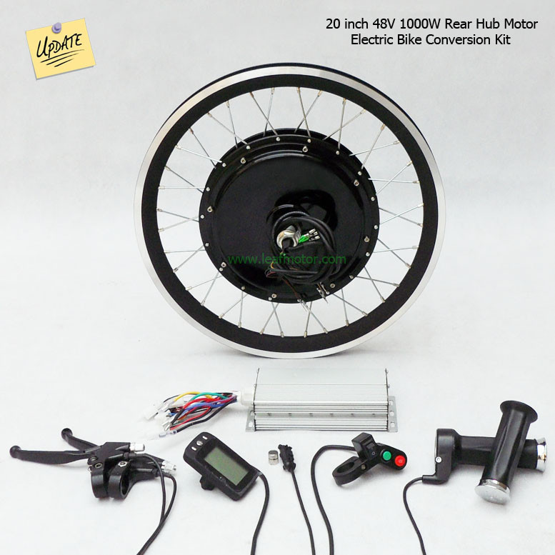 Best ideas about DIY Electric Bike 48V 1000W Kit
. Save or Pin 20 inch 1000W rear brushless hub motor Now.