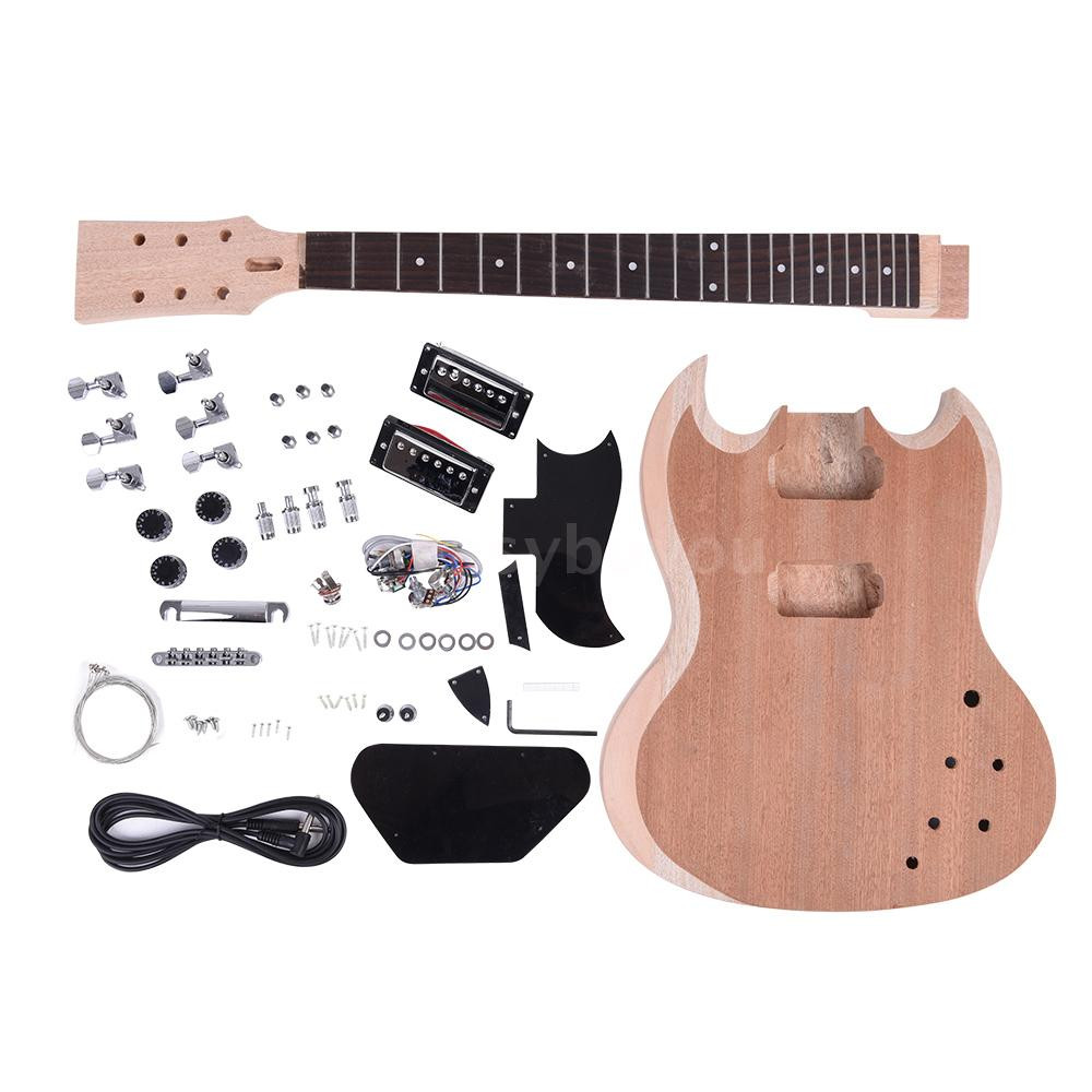 Best ideas about DIY Electric Guitar Kit
. Save or Pin Unfinished DIY Electric Guitar Kit Mahogany Body Neck Now.